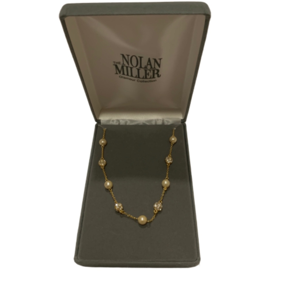 Nolan Miller Glamour Gold diamond necklace